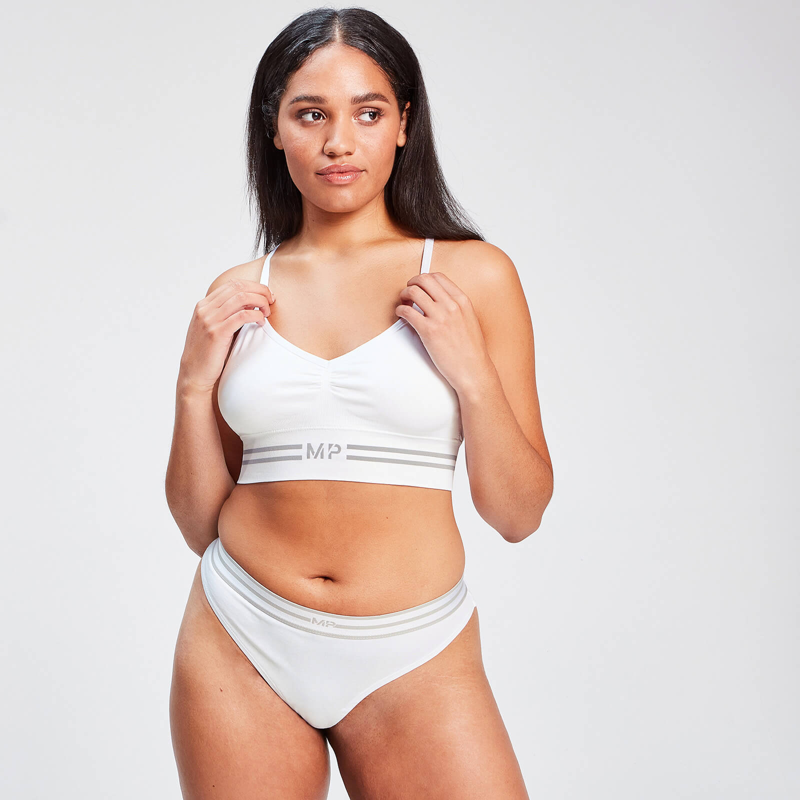 String sans couture MP pour femmes – Blanc