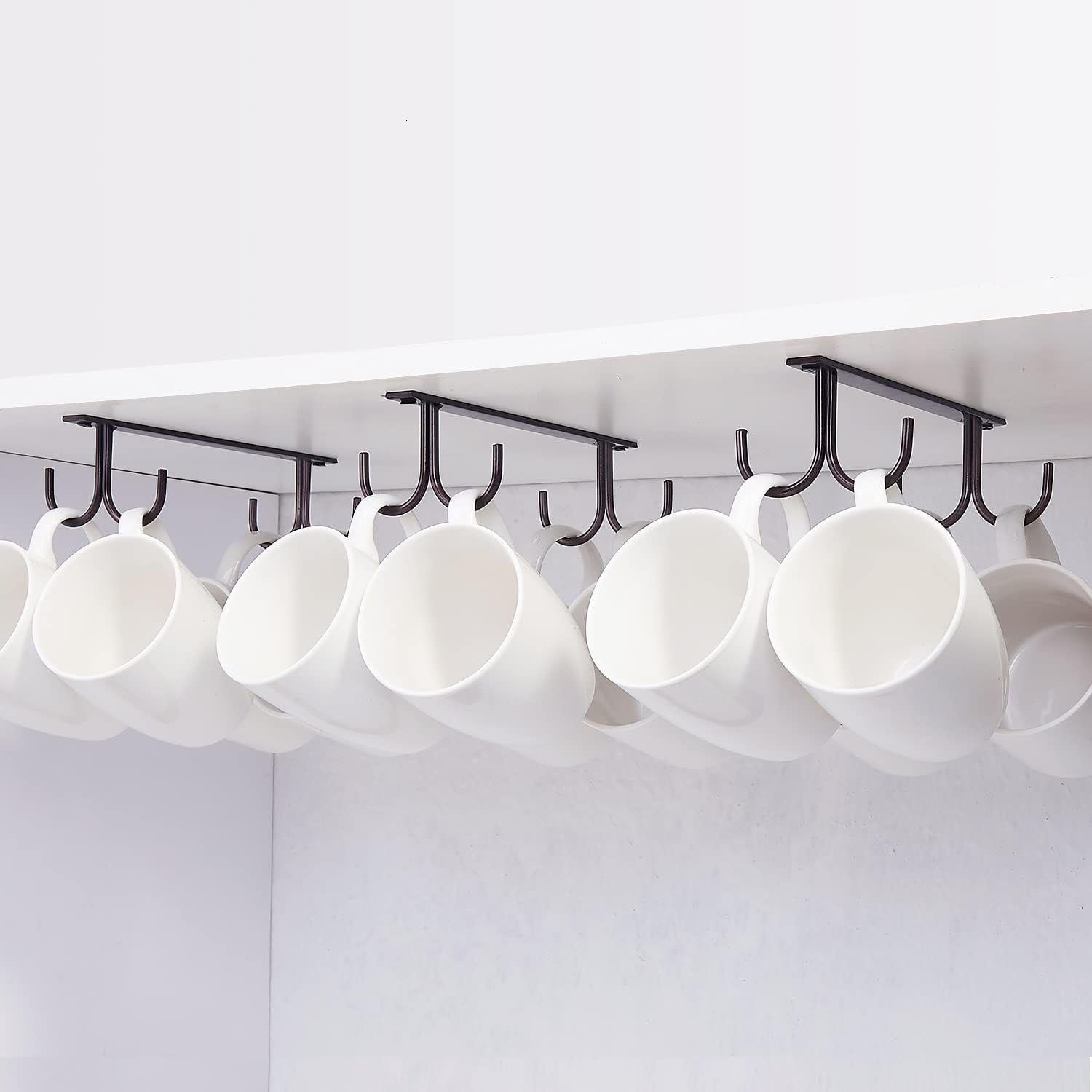 Runxizhou Gläserhalter Tassenhalter unter dem Schrank, Kaffeetassenhalter mit Schrauben (2 St)