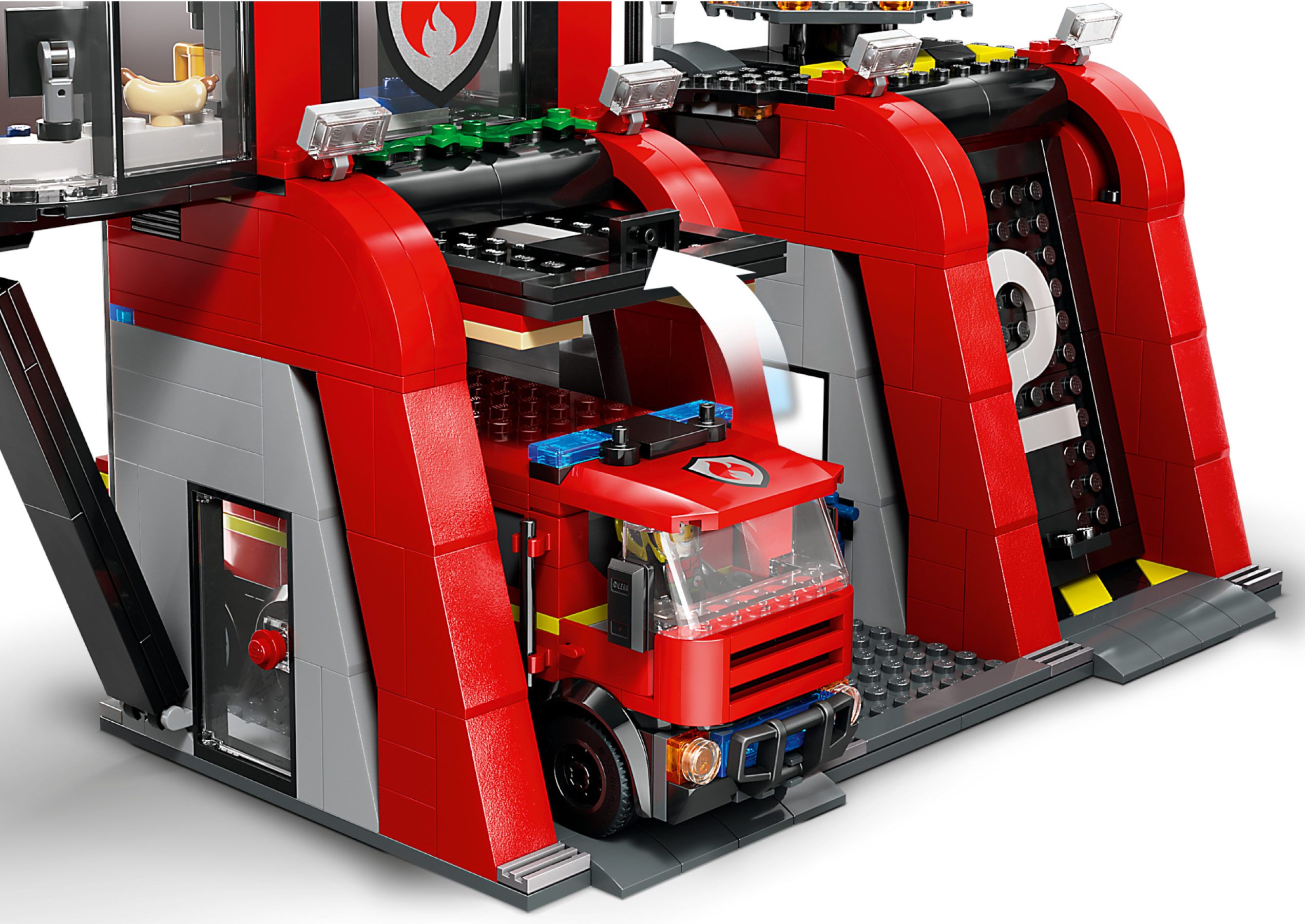 Feuerwehrstation mit Drehleiterfahrzeug 60414