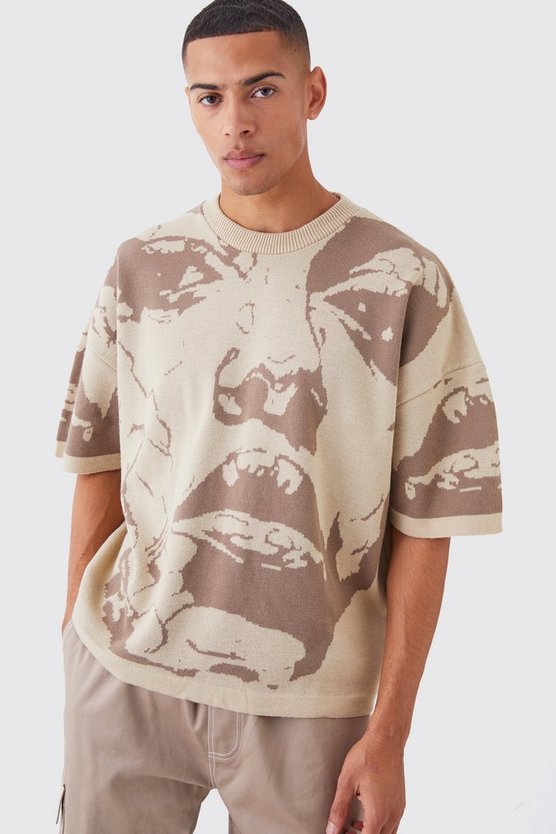 Oversize T-Shirt mit Print