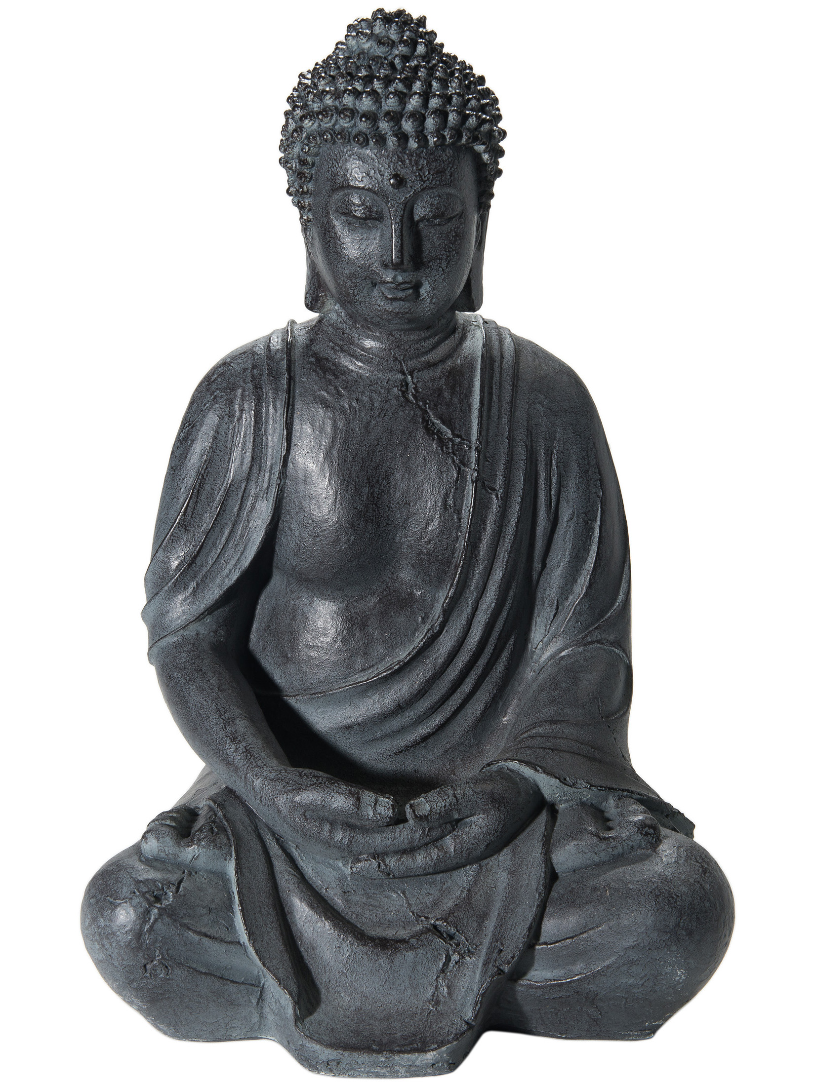 Buddha Easy Figur, Grau