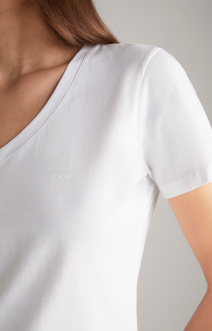 Baumwoll-T-Shirt in Weiß