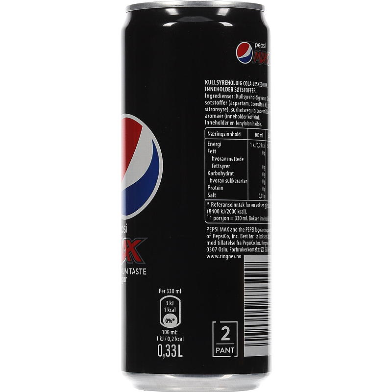 Pepsi Pepsi Max 20x0,33 l boks