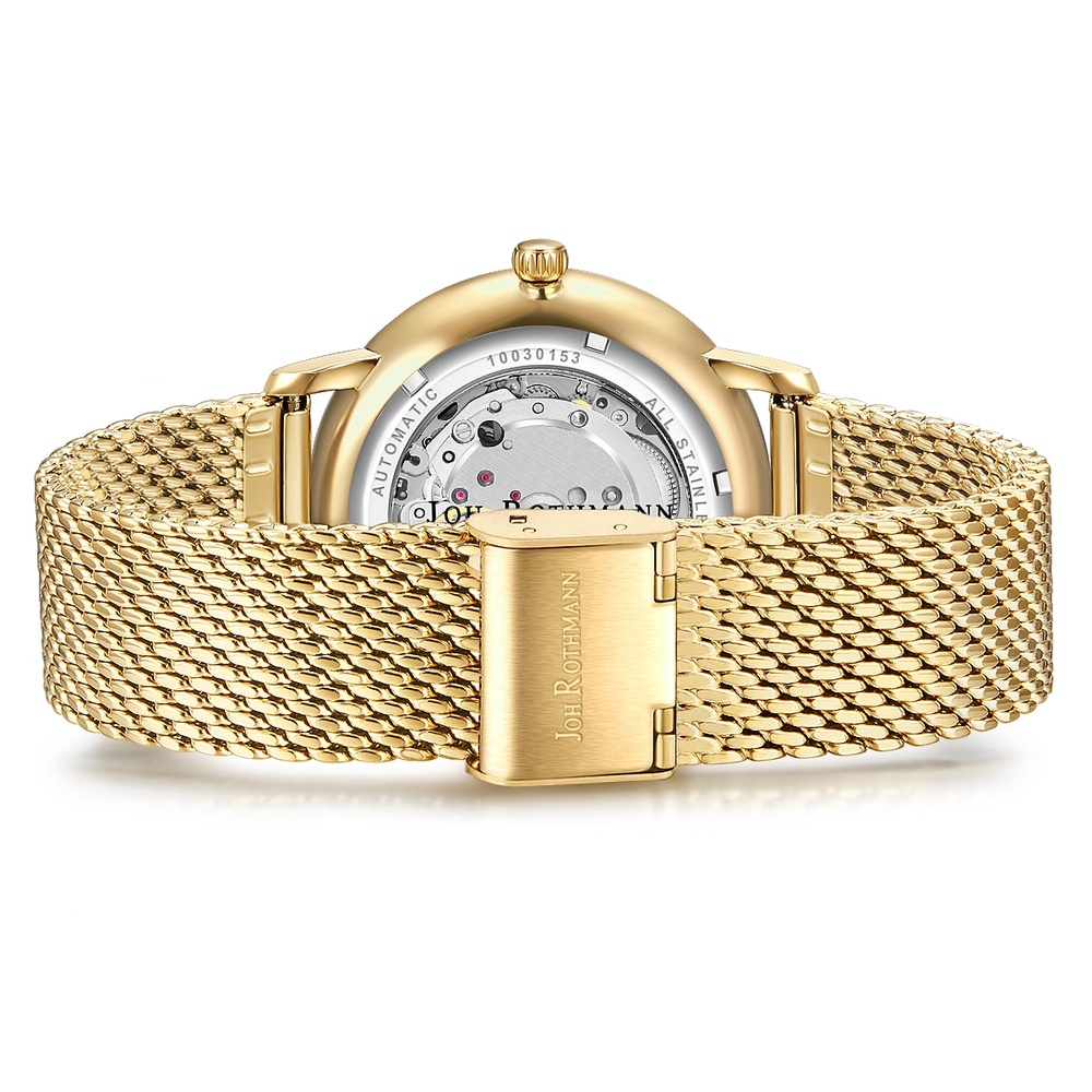 Joh. Rothmann Montre automatique Classic en Or jaune Acier inoxydable en Or jaune Montre