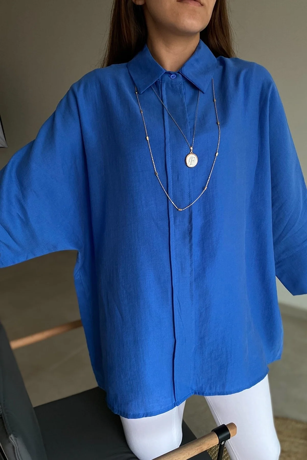 FEMELLE  Hemd - Blau - Regular Fit