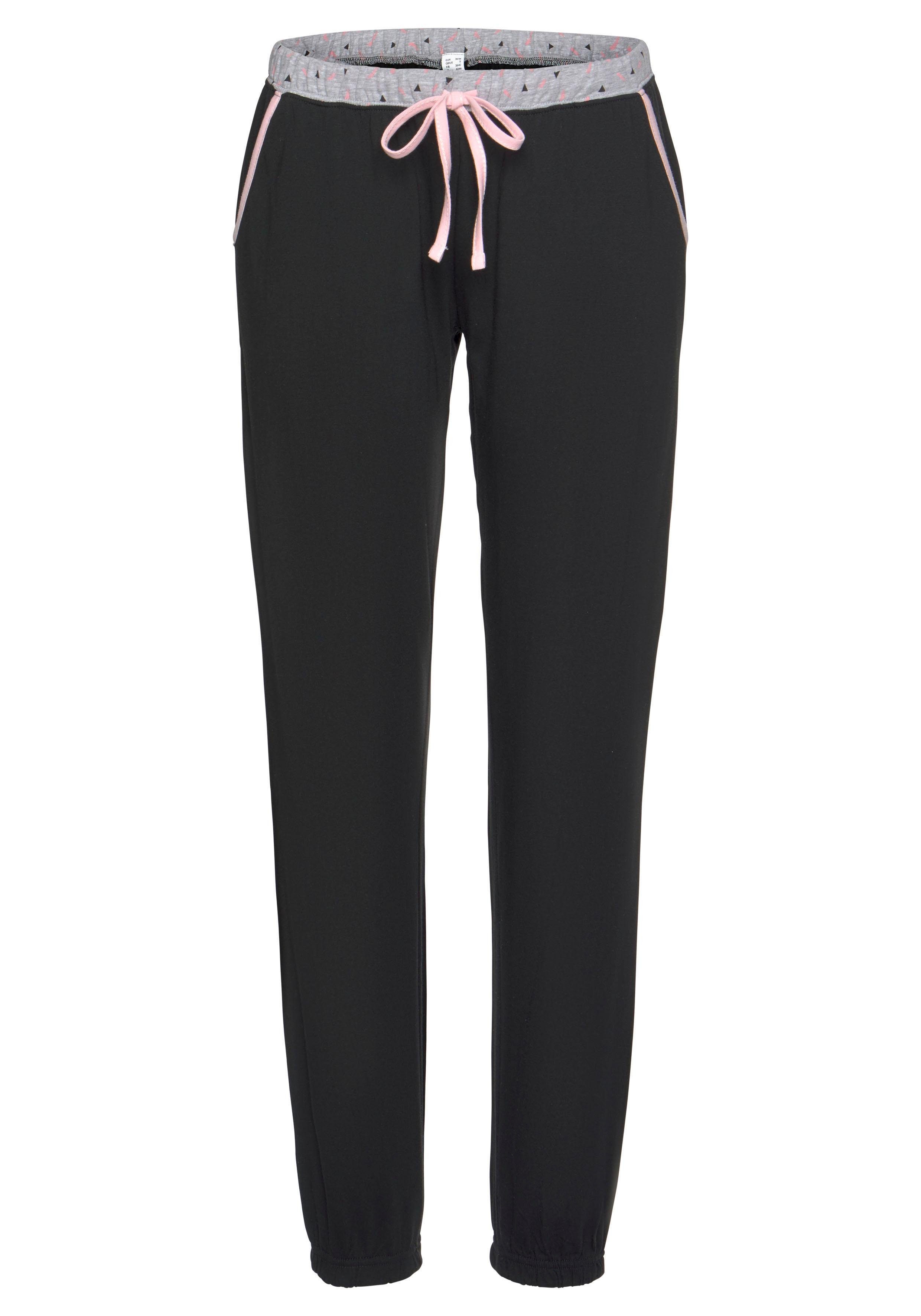 Vivance Dreams Pyjama (2 tlg., 1 Stück) mit gemustertem Longsleeve