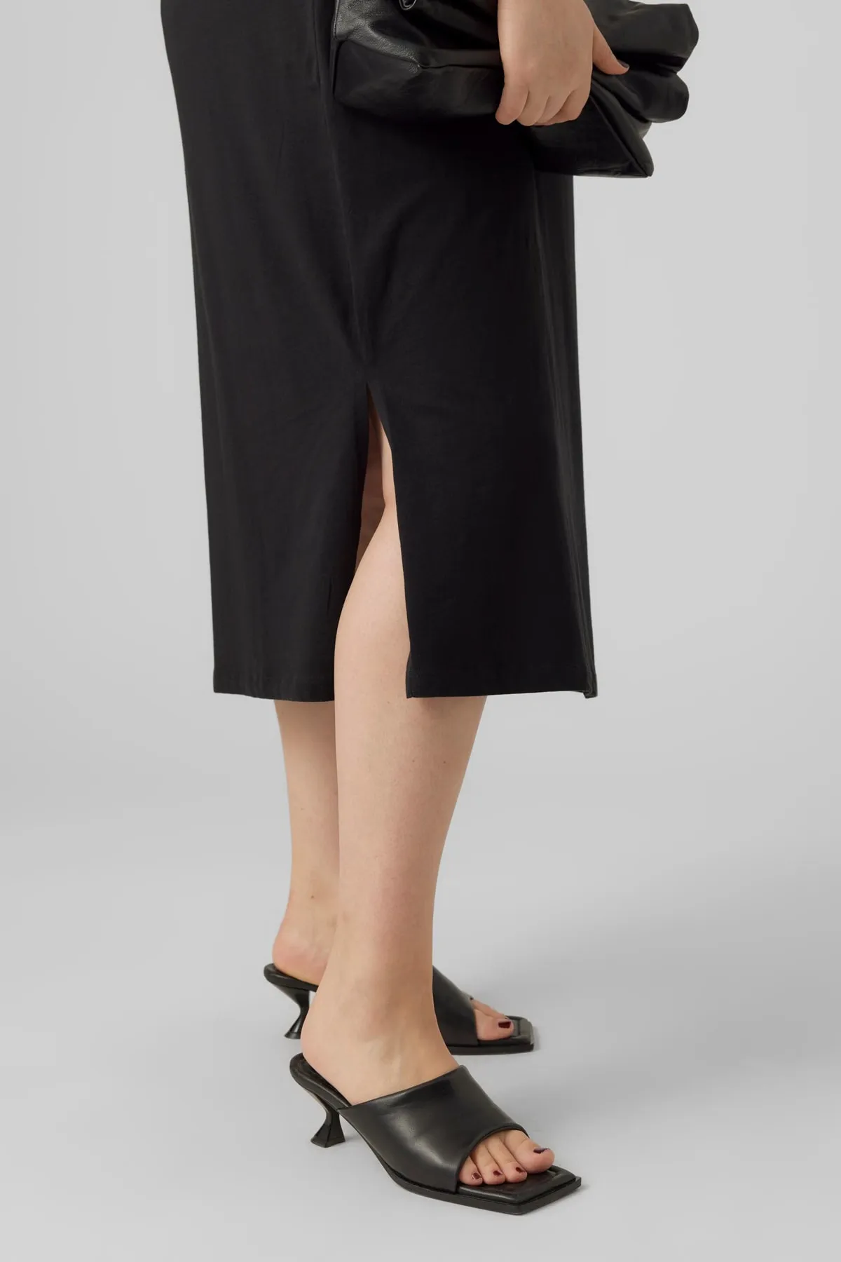 Veromoda Curve  Vero Moda Curve Damen/Mädchen Schwarzes Kleid
