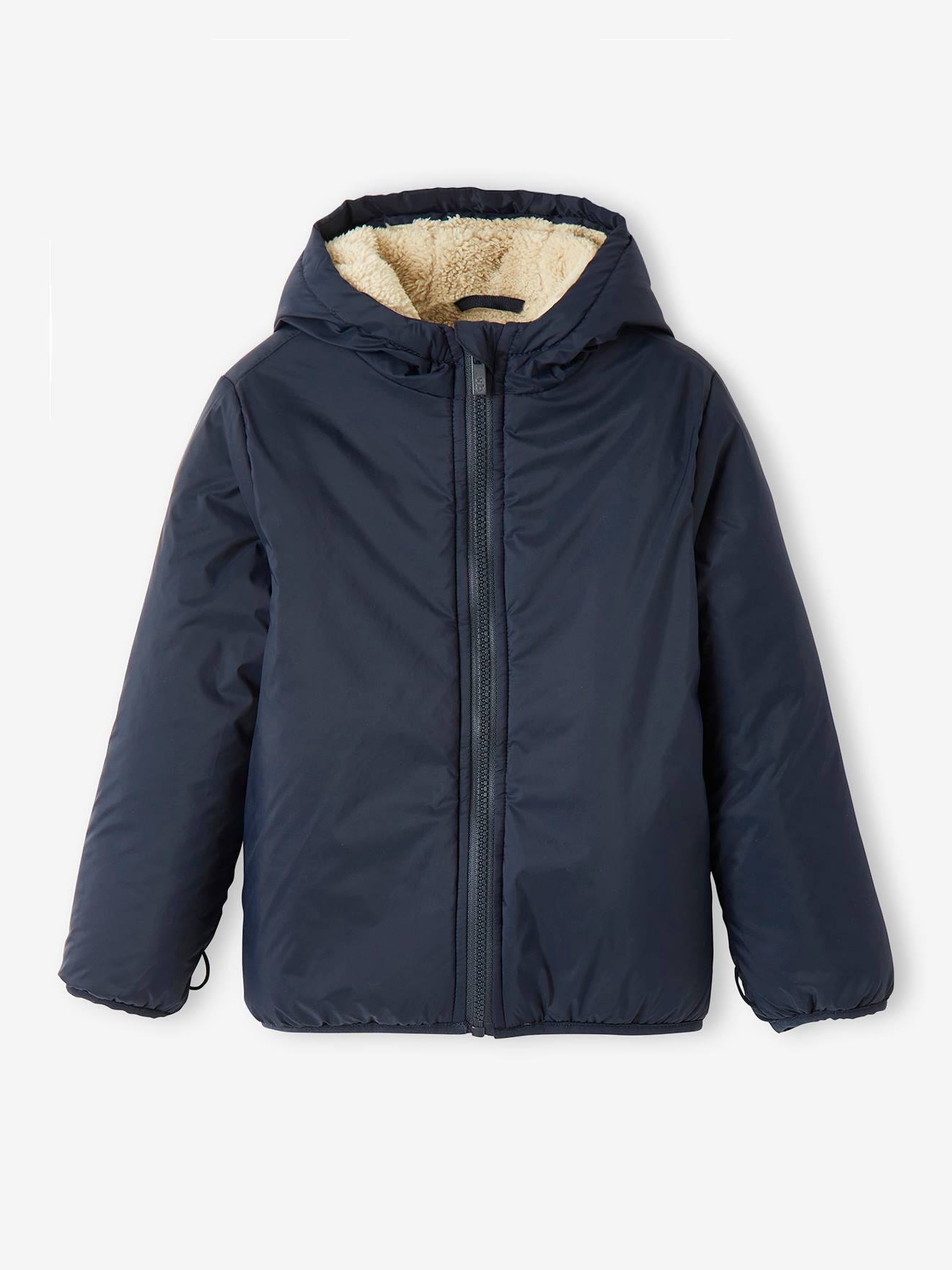 Vertbaudet Jungen 3-in-1-Jacke mit Recycling-Polyester - braun
