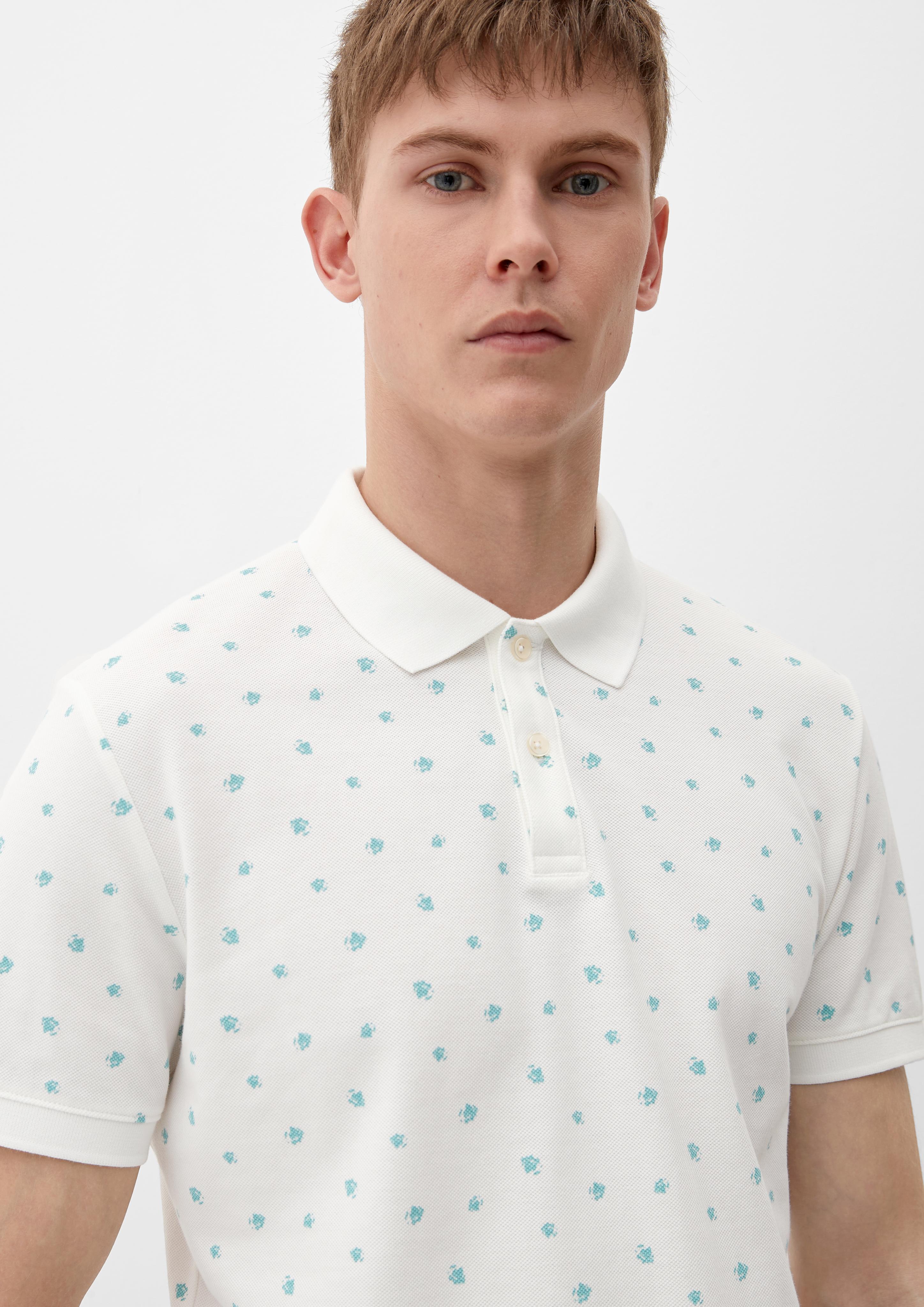Poloshirt mit Allover-Print  2129836-01A0