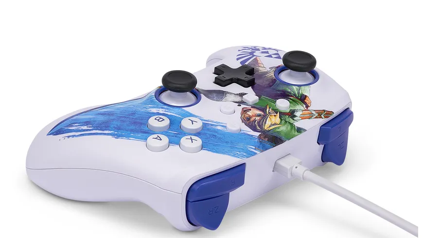PowerA Enhanced Wired Controller für Nintendo Switch – Zelda Master Sword Attack