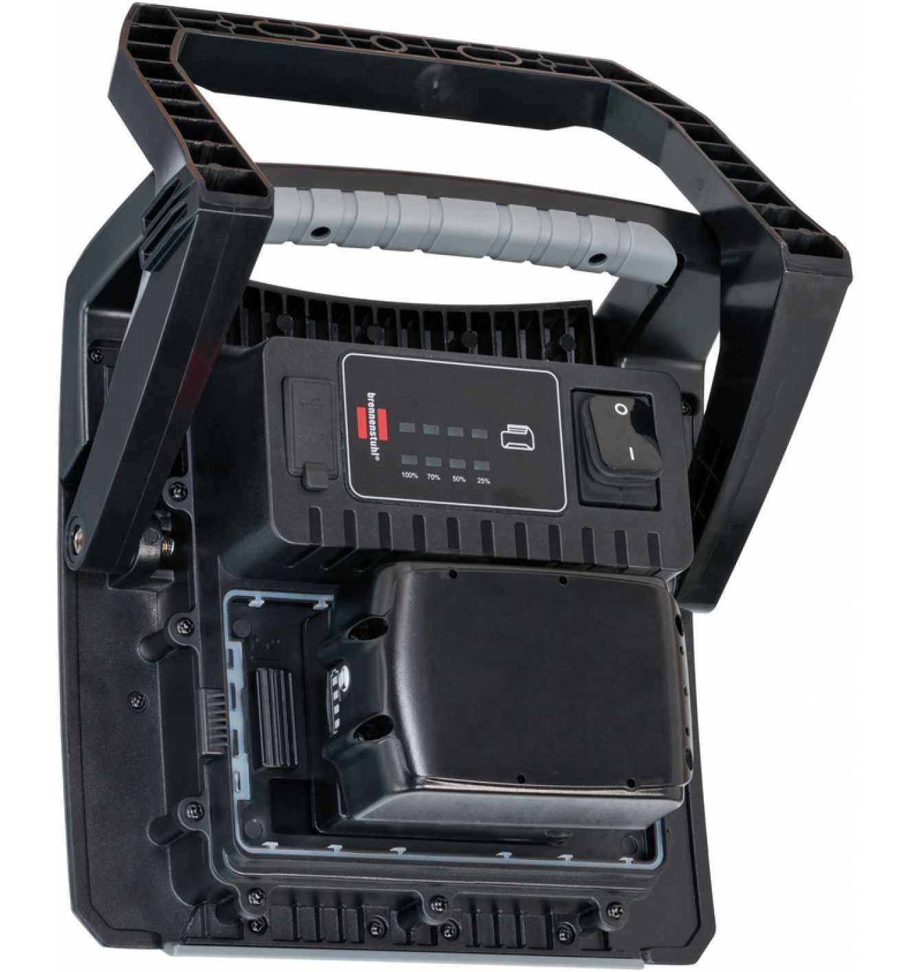 Brennenstuhl Baustrahler Multi Battery LED Akku Strahler, LED fest integriert, Multi Battery