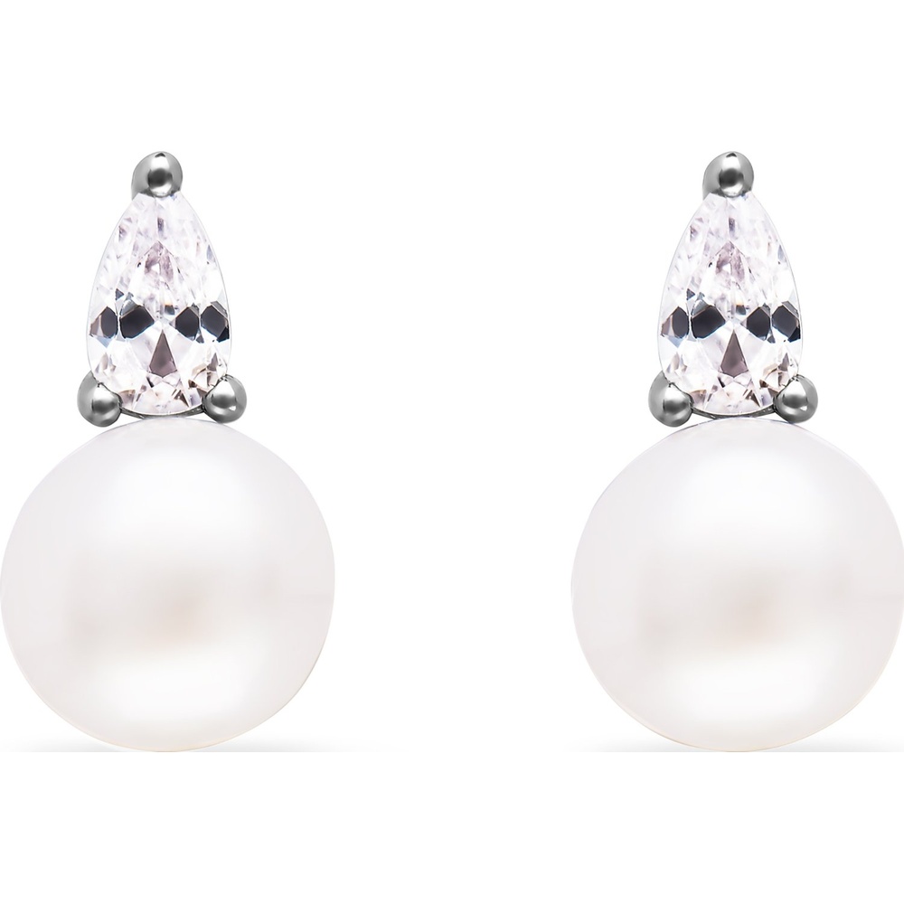 FAVS Boucles d'oreilles à fermoir à poussette 925 Argent Boucles d'oreilles