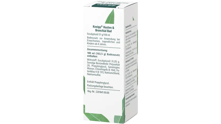 Kneipp Husten 6 Bronchial Bad Arzneibad 100 ml