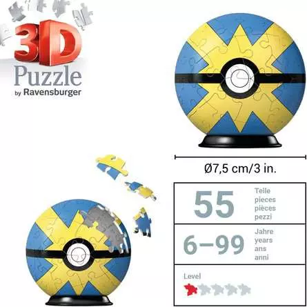3D Puzzle Ball Pokémon Flottball