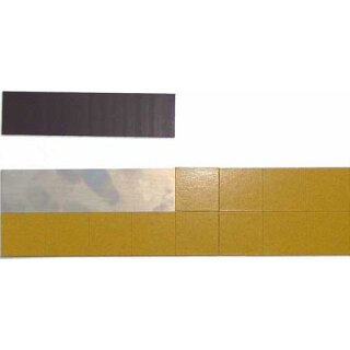 Magnet Bases 20x20mm 8x2 inkl. Ferro Soft Folie