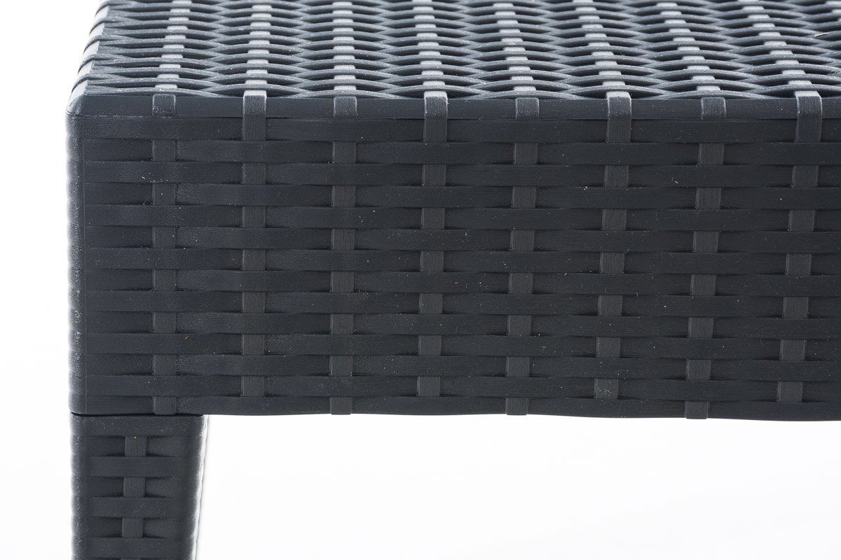 CLP Gartentisch Miami Polyrattan, aus Kunststoff stapelbar