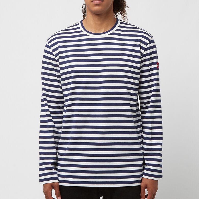 Comme des Garcons Play x The Artist Invader Striped Longsleeve T-Shirt stripe