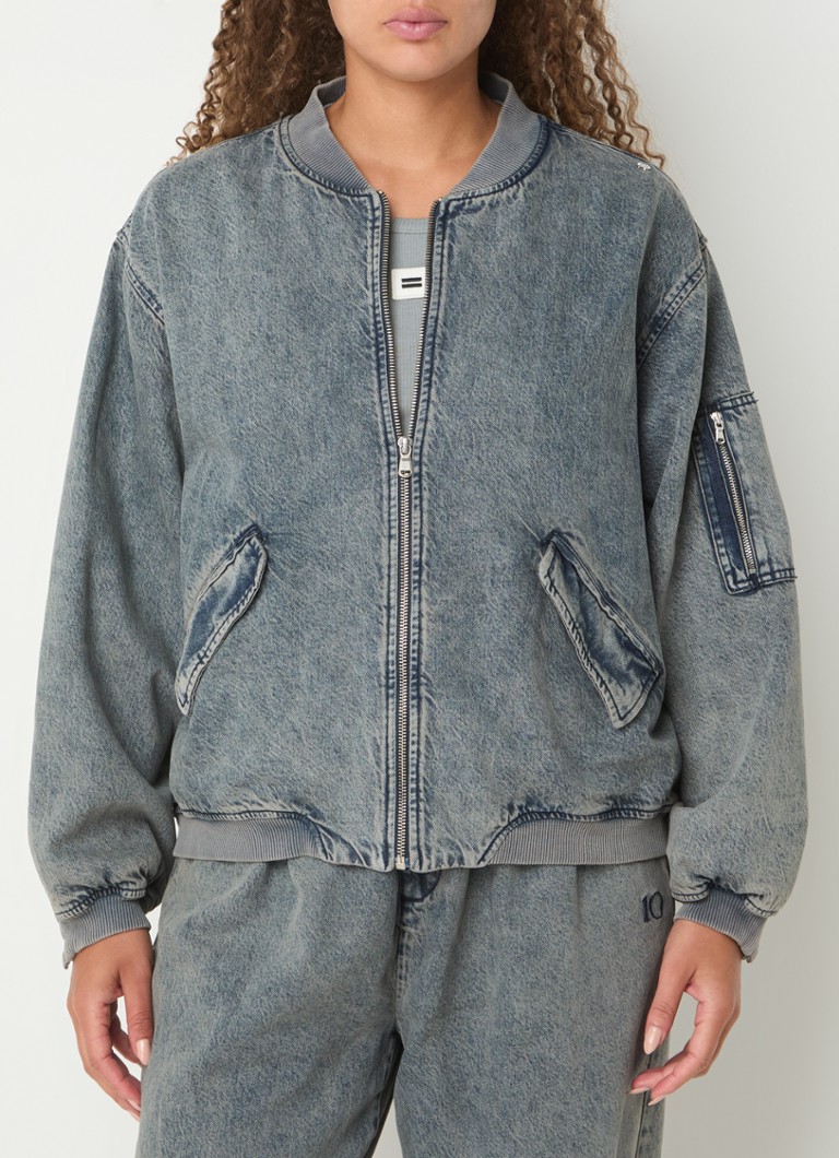 10DAYS  Bomberjack van denim in lyocellblend