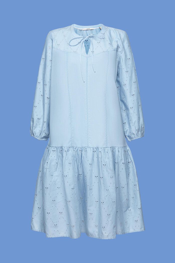 Kleid mit Stickerei, 100 % Baumwolle