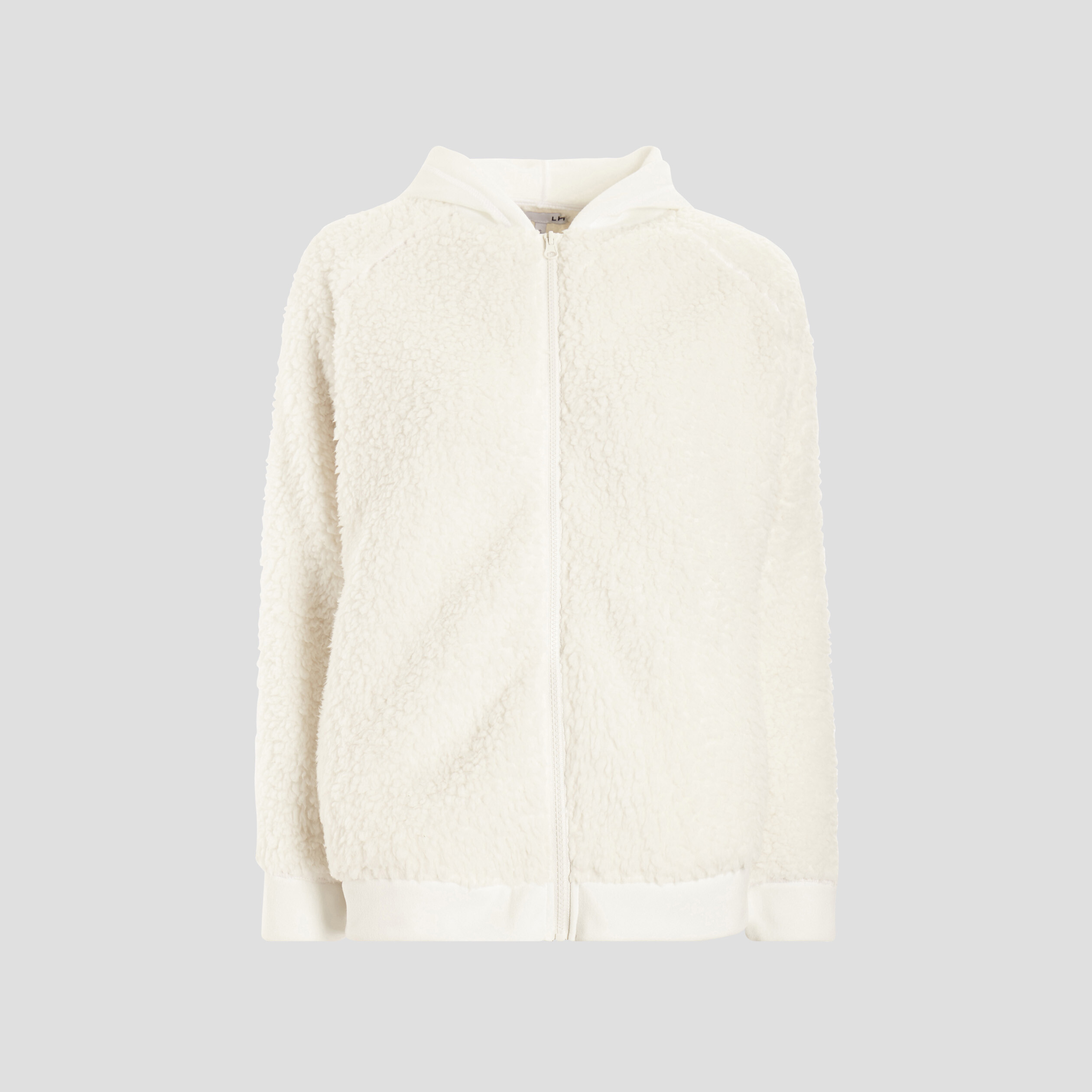 Veste de pyjama à capuche ivoire femme | La Halle