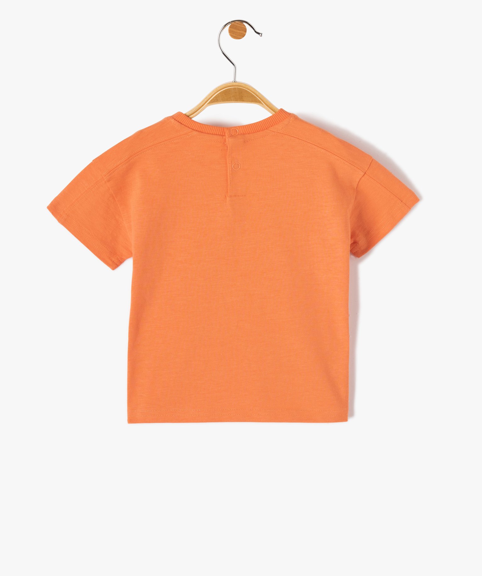 Tee-shirt bébé Garçon à manches courtes et imprimé en r... orange | GEMO