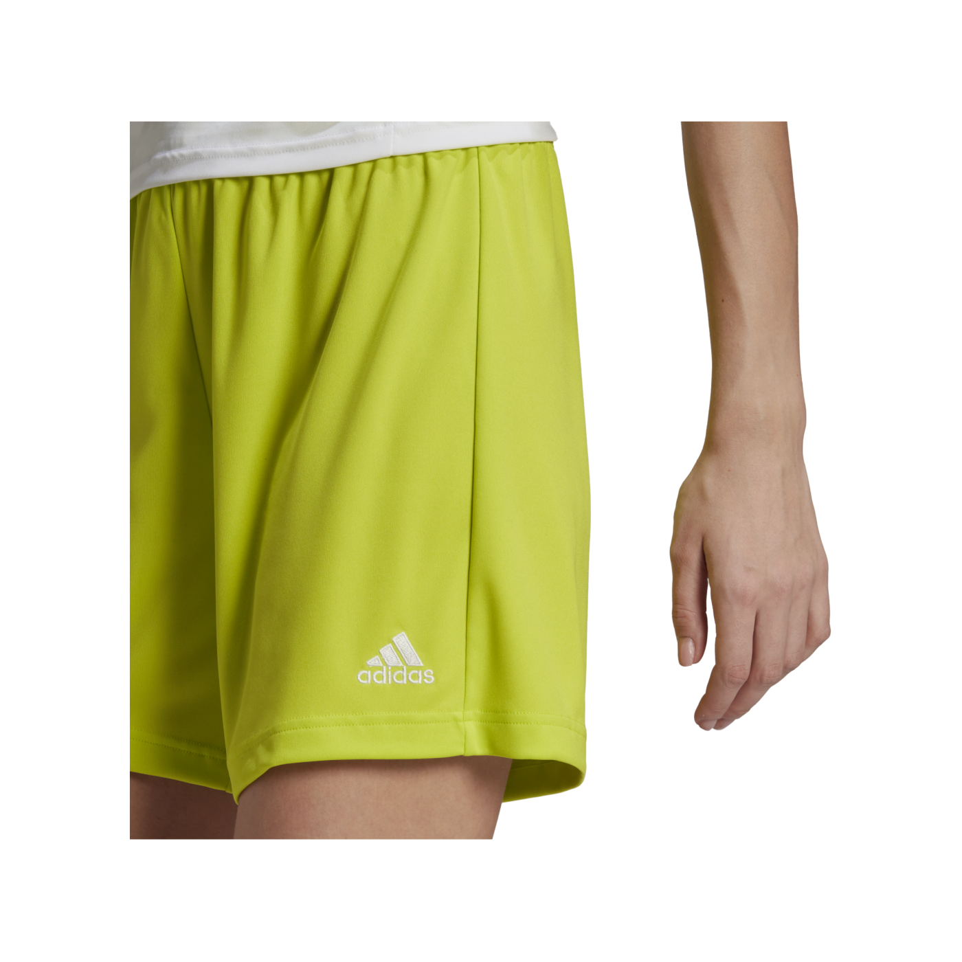 adidas Entrada 22 Short Damen Grün Weiss