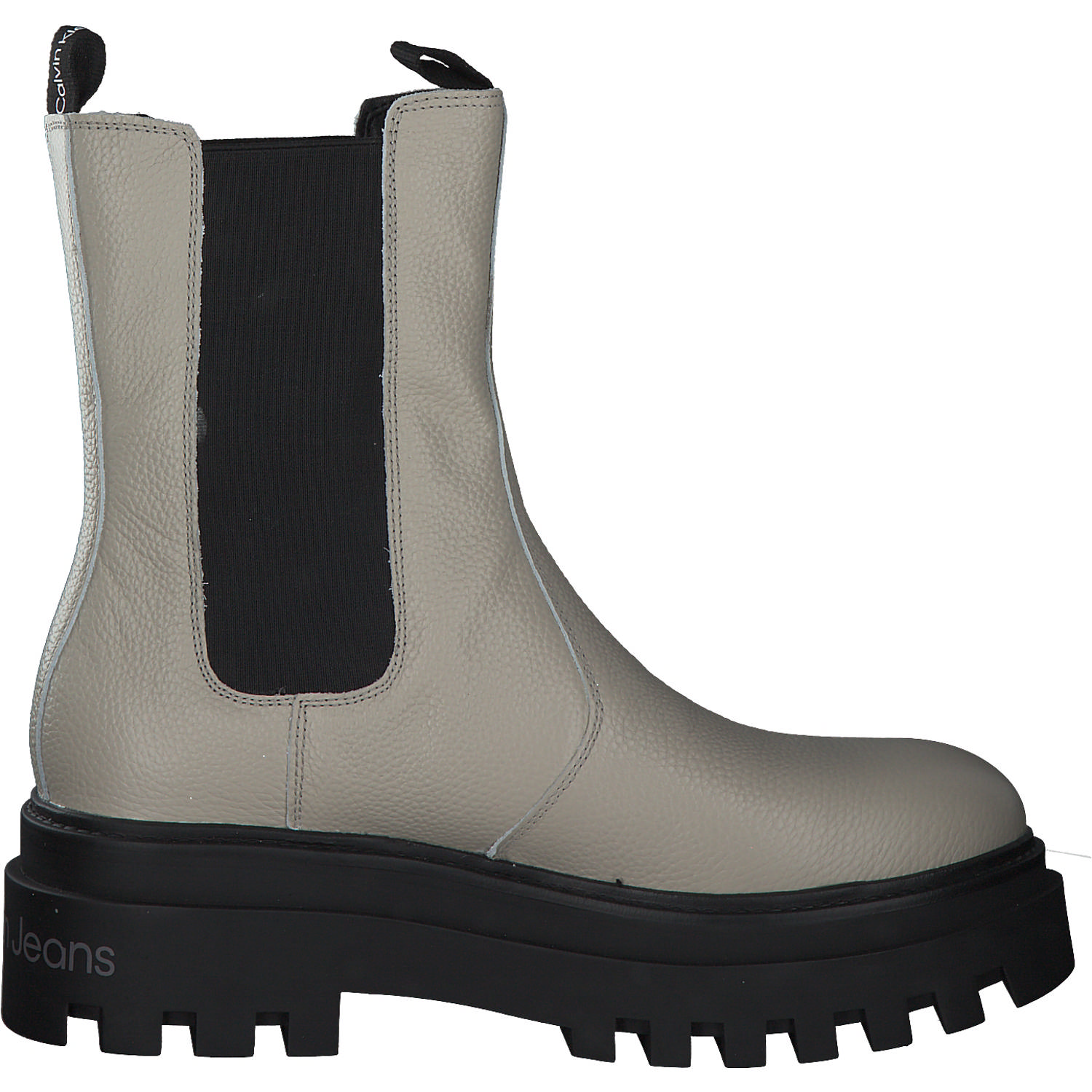 Calvin Klein YW0YW00743, Chelsea Boots, Damen, Beige