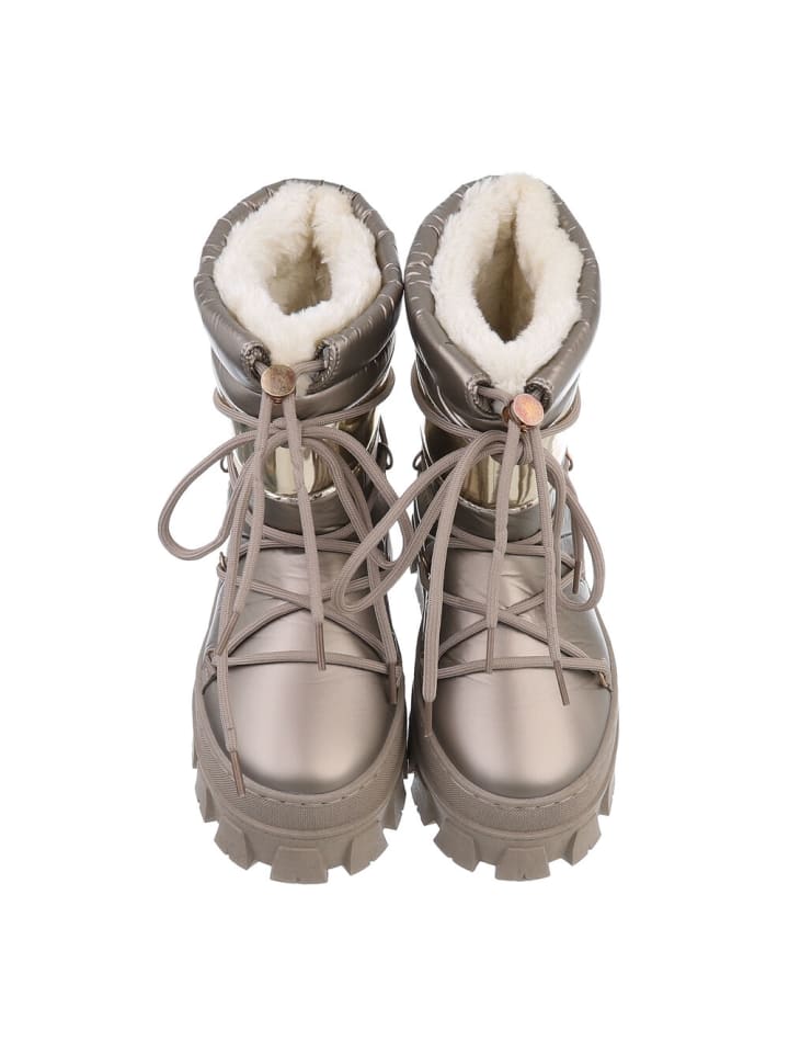 Ital-Design Stiefelette in Bronze günstig kaufen