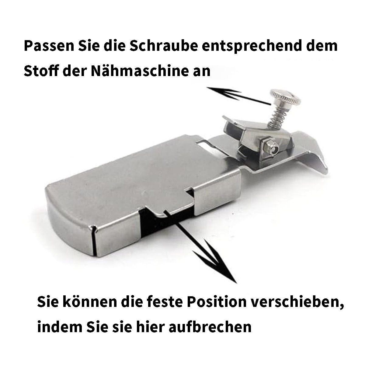 flowgoer Möbelbeschlag Magnetische Nahtführung für Nähmaschine (1 St), Universelle Nähmaschinenaufsätze für Nähfuß-Nähmaschinen