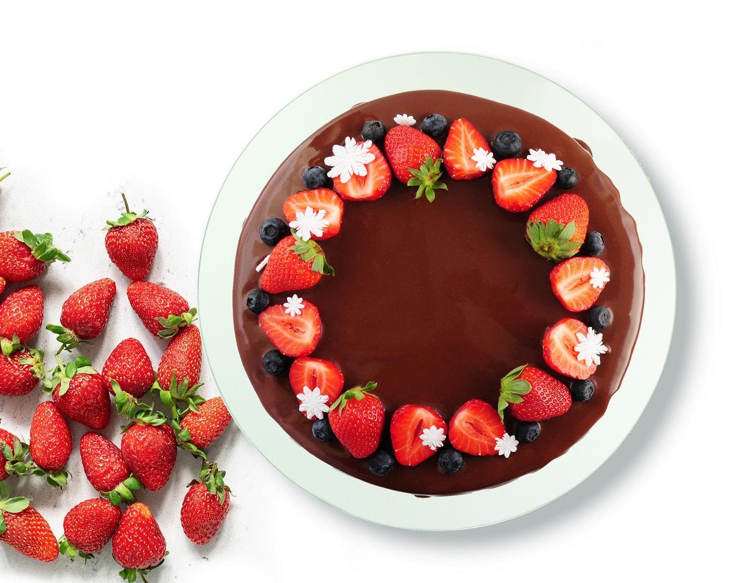 Sendez Tortenplatte Tortenplatte Drehbar ø40 cm Glasplatte Kuchenplatte Tortenständer Servierplatte, Glas, (1-tlg)