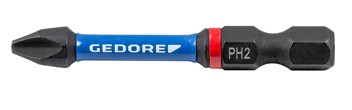 Set di punte di torsione Gedore 3517497 666 TR50 PH2-02 da 1/4