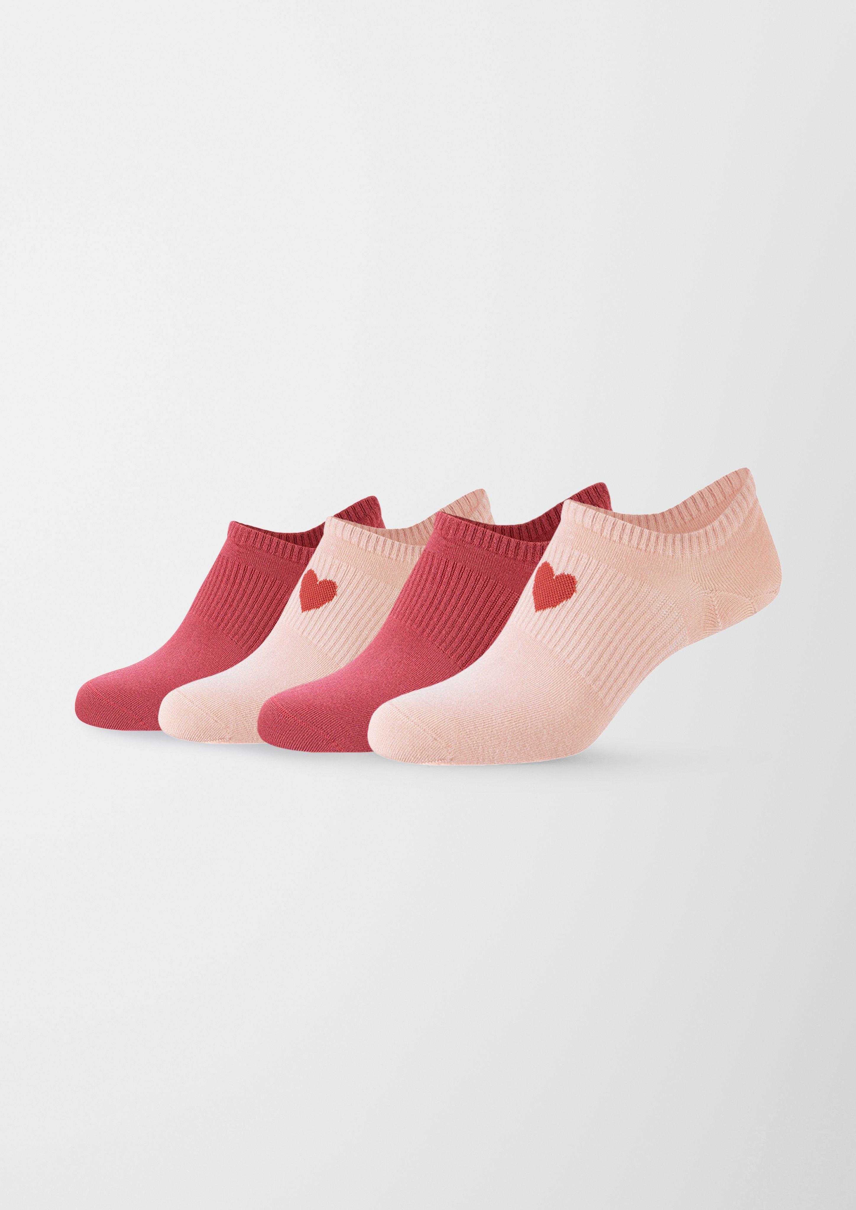 Doppelpack Sneakersocken mit Stickerei  6007866-4200