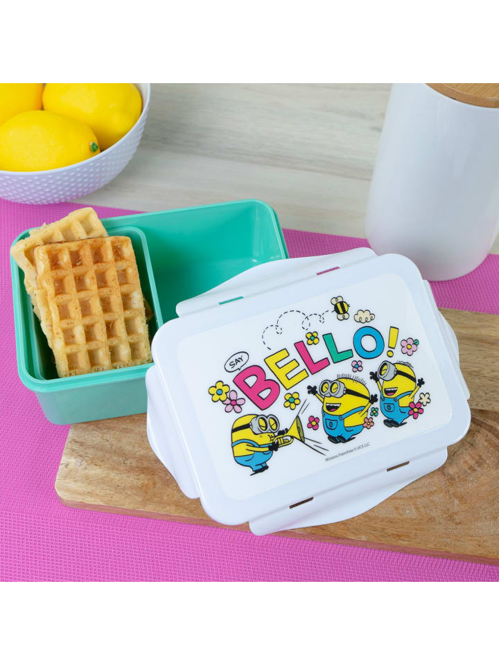 Geda Labels Brotdose Minions Bellospring in Türkis - 13x18x8 günstig kaufen onesize