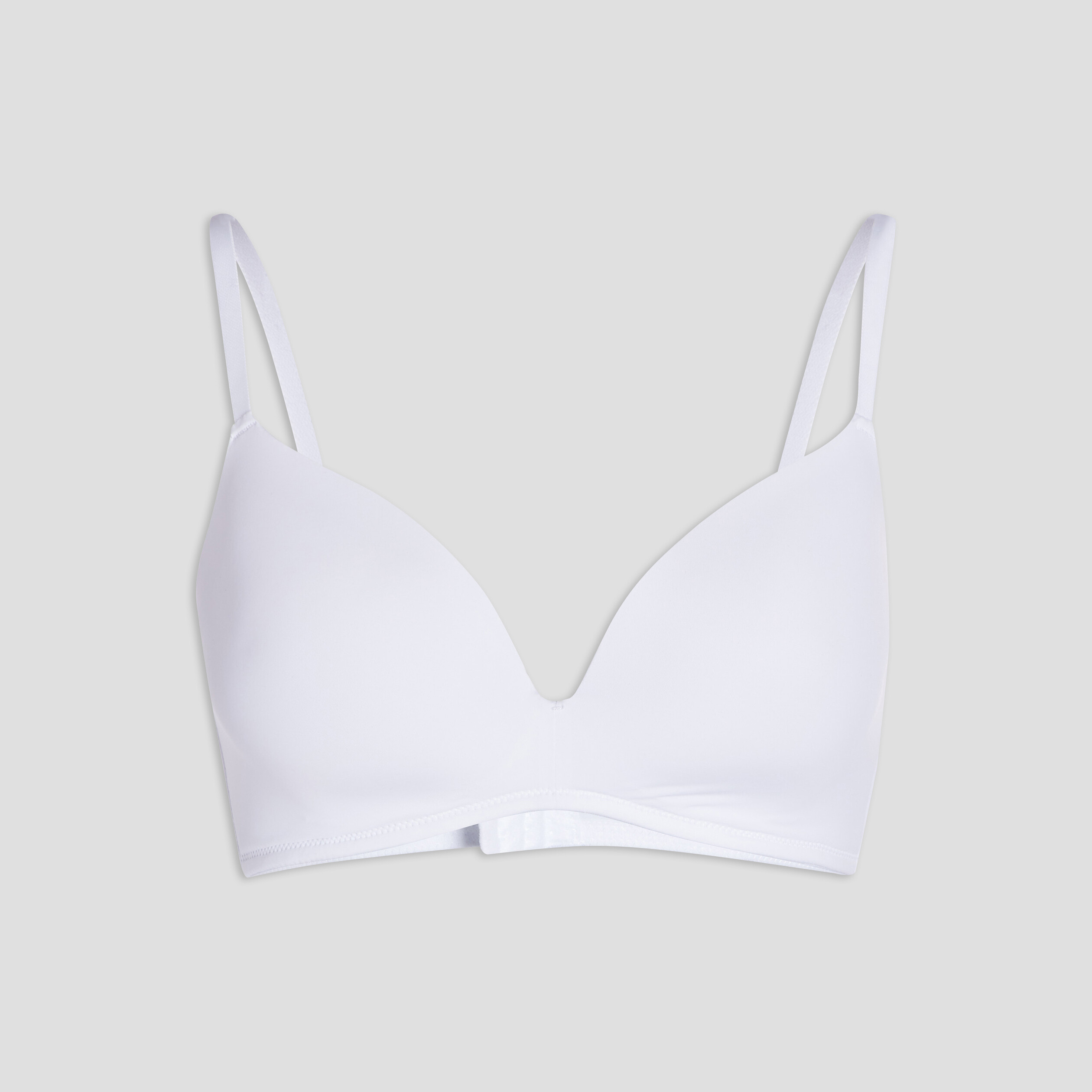 Soutien-gorge triangle microfibre blanc femme | La Halle