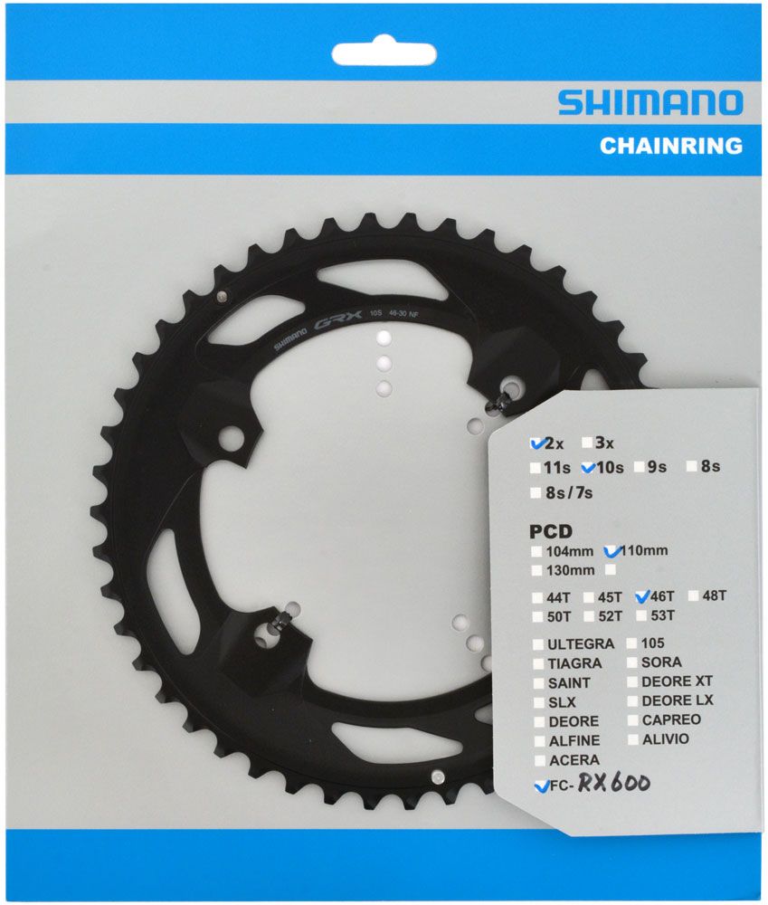 Shimano GRX FC-RX600 2x10-fach Kettenblatt kaufen | Bike-Discount