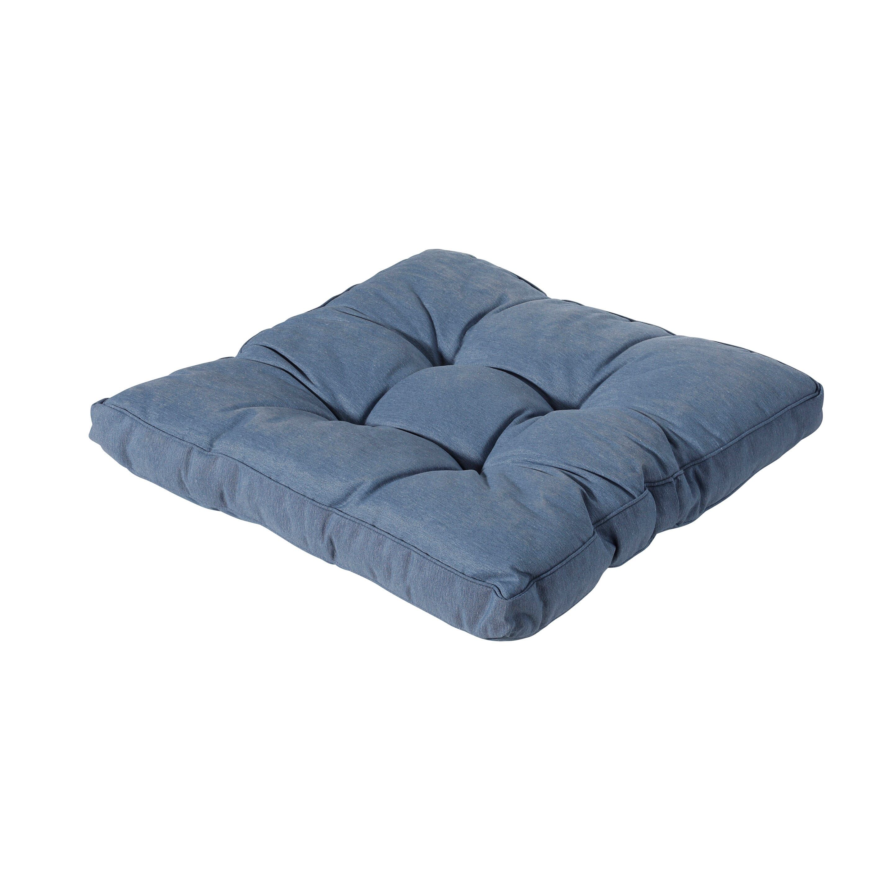 Madison Panama Saphirblau 73x73 Loungekissen