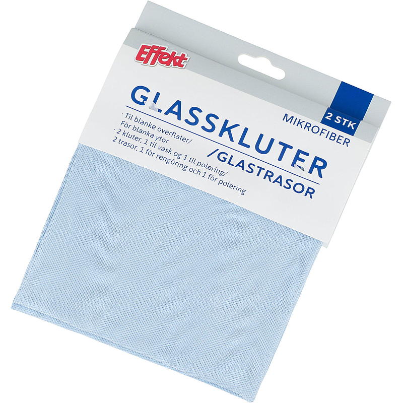 Effekt Glassklut 2-pk Microfiber, Effekt