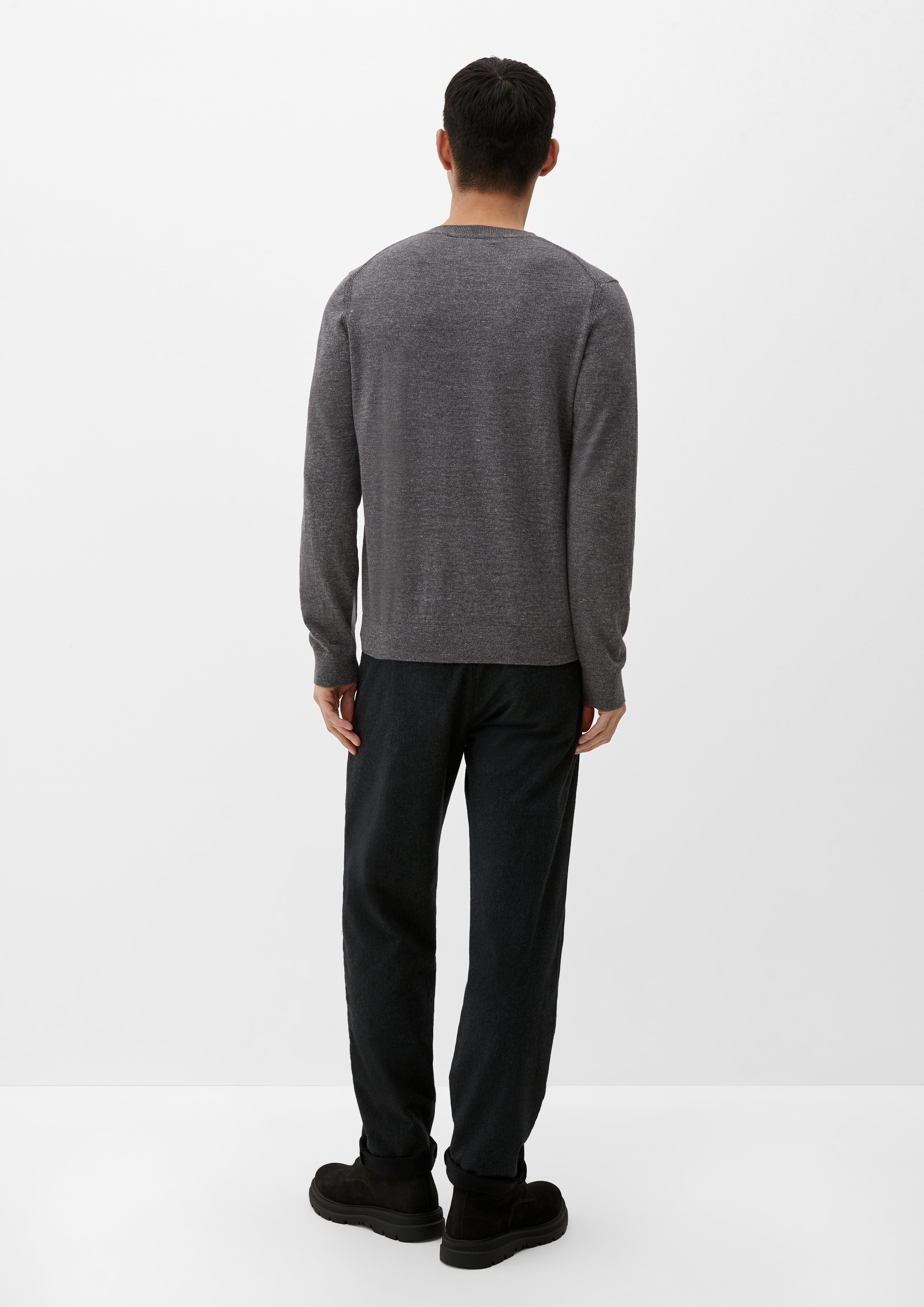 Strickpullover in melierter Optik  2124527-98W1