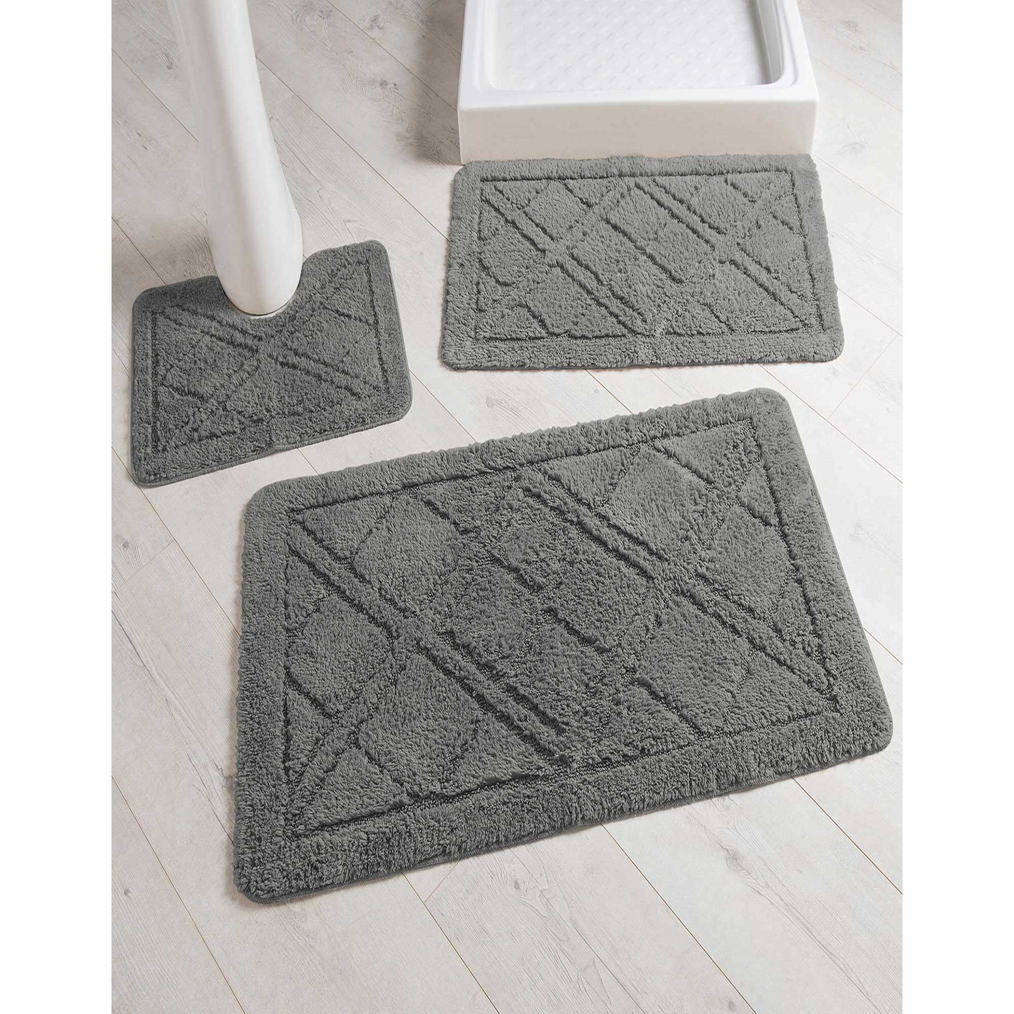 Tapis de bain losanges