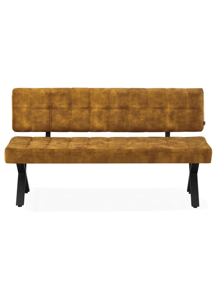 B&D Home Sitzbank KAREN in Gelb - (B)160 x (H)88 x (T)59 cm günstig kaufen 160 cm