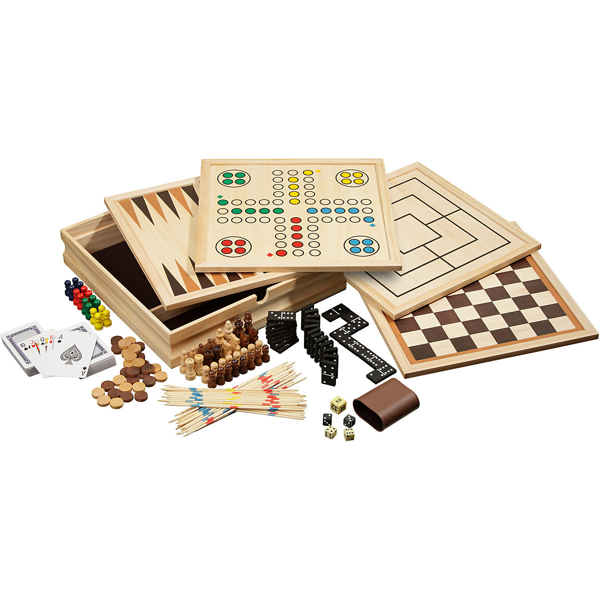 Spielesammlung Holz medium