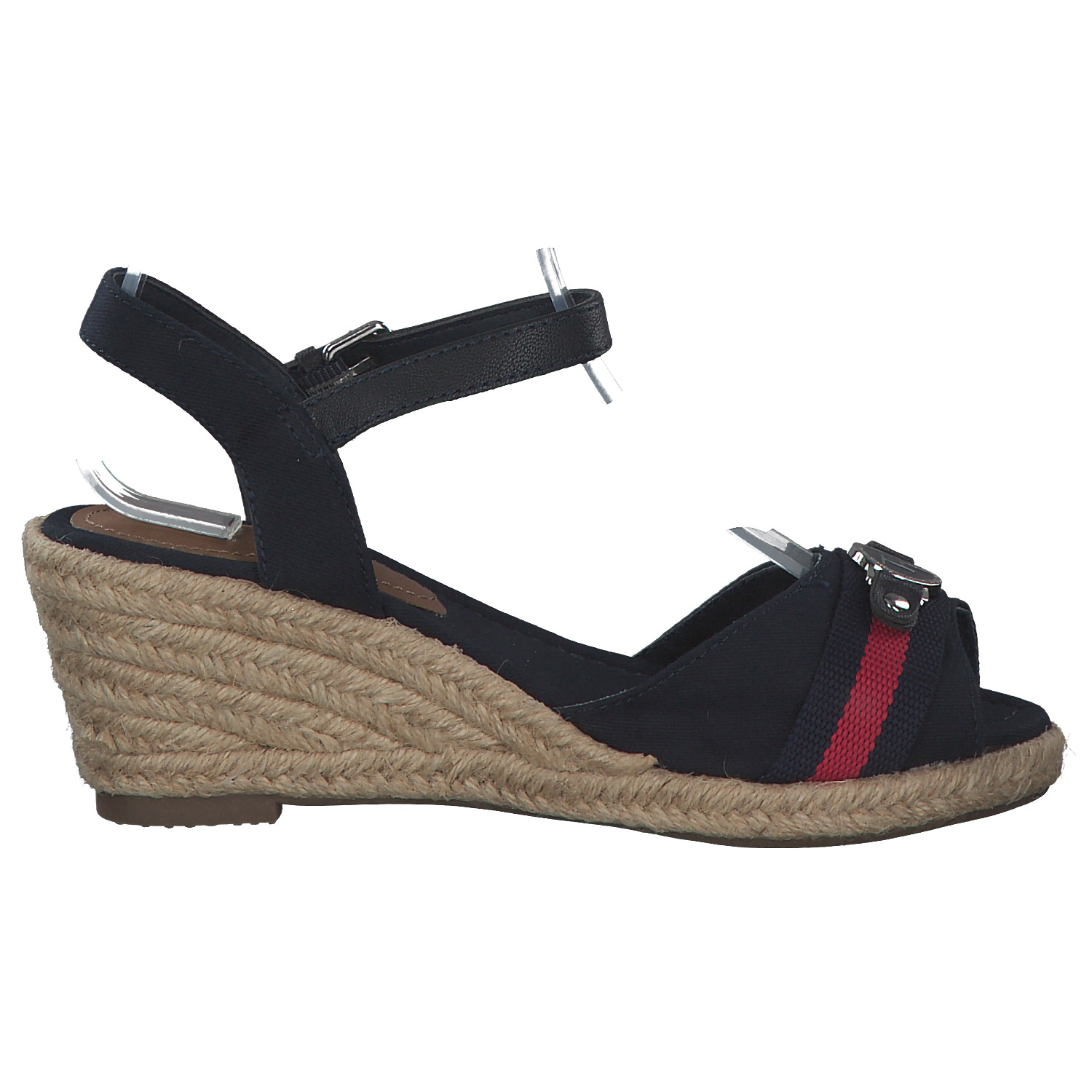Tom Tailor 8090901, Keilsandaletten, Damen, Blau (Navy)