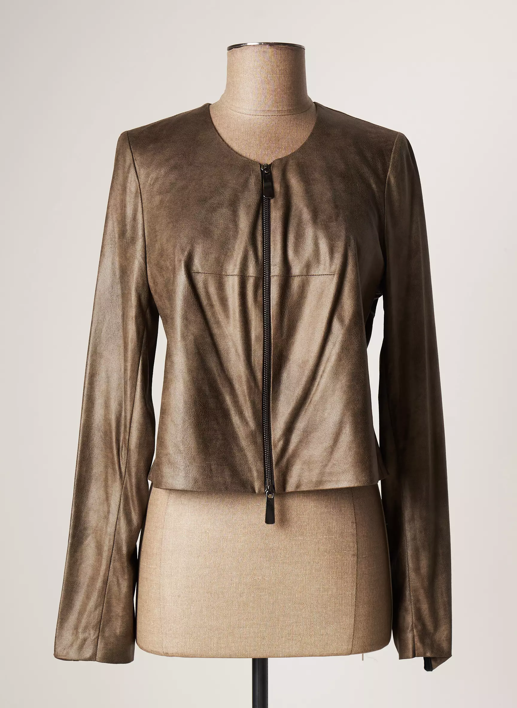 Lauren Vidal Vestecasual Femme couleur marron