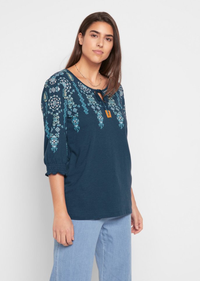Shirt-Tunika, 3/4-Arm
