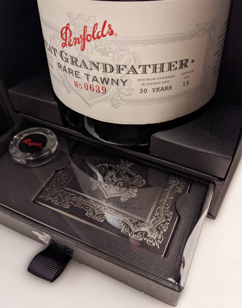 Penfolds Great Grandfather Rare Tawny 30 Years