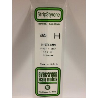 Evergreen PS-285 H-Profil 4,0 mm