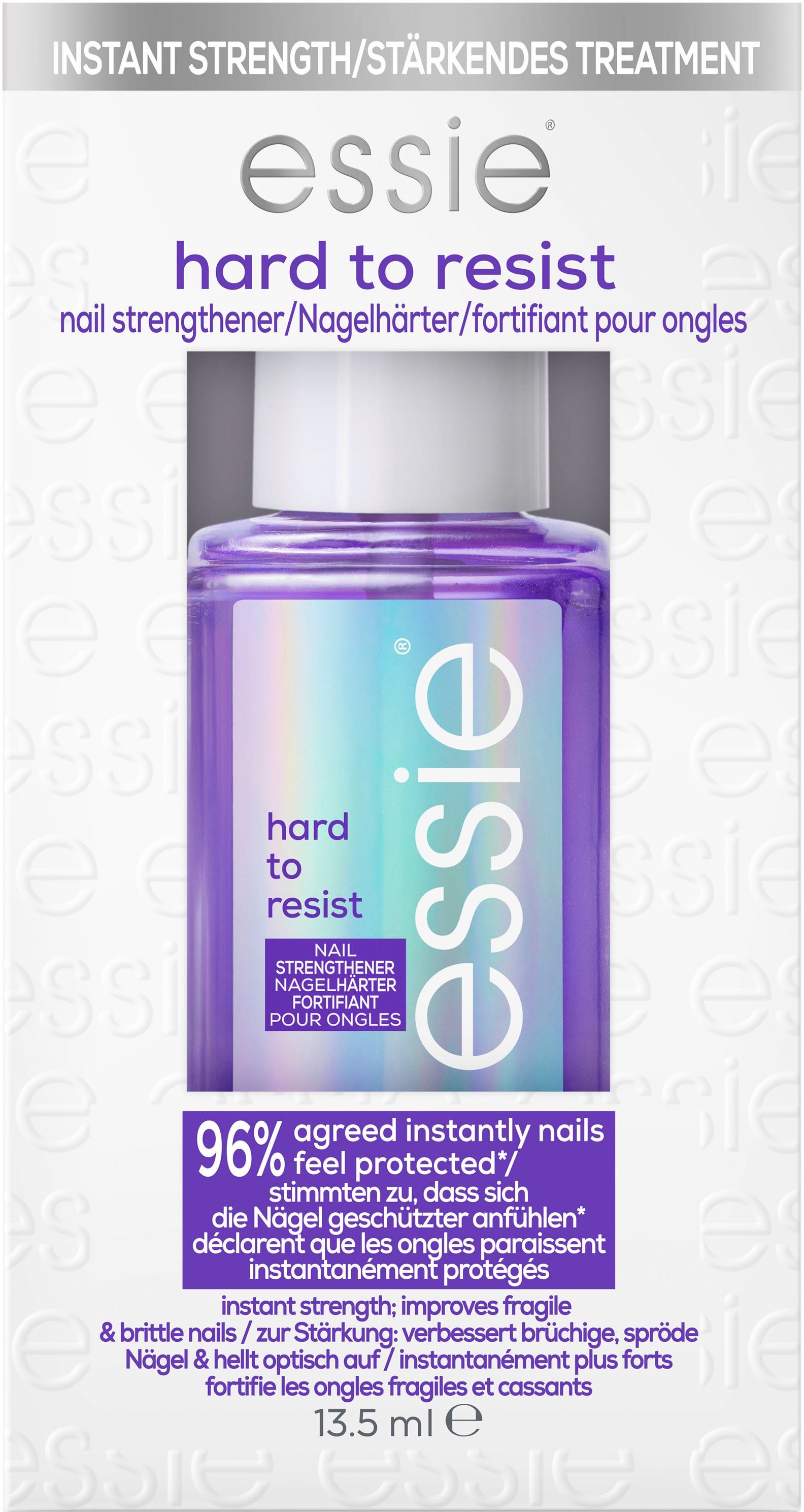 essie Nagelhärter hard to resist, hellt optisch auf
