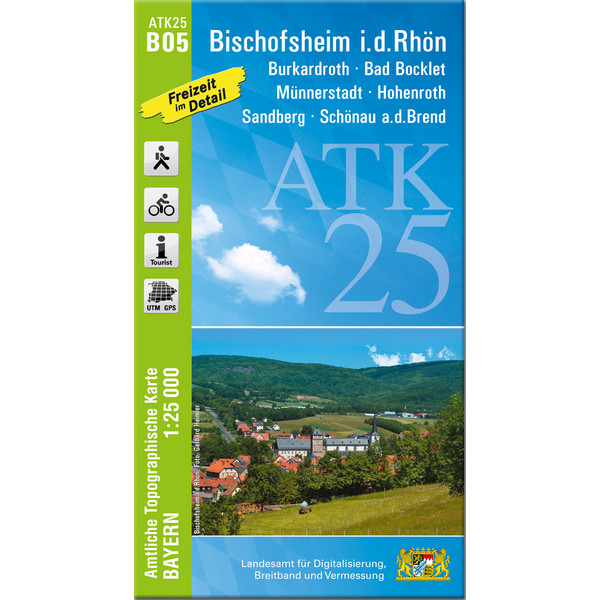 BISCHOFSHEIM I.D.RHÖN 1:25 000 - Wanderkarte