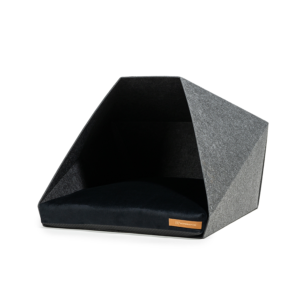 Rexproduct Hundehöhlen Rexproduct Home PetPocket dunkelgrau schwarz