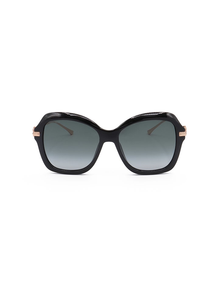 Jimmy Choo Damen-Sonnenbrille Schwarz-Gold/ Dunkelblau günstig kaufen 56